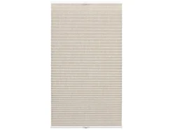 Wohnidee Plissee mit 2 Bedienschienen Beige 50 cm x 130 cm