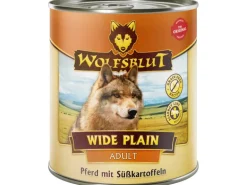 Wolfsblut Hunde-Nassfutter Wide Plain Adult Pferd mit Süßkartoffeln 800 g
