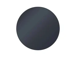 WOMO-DESIGN Beistelltisch 43 x 45 cm in Schwarz aus Metall und Glas