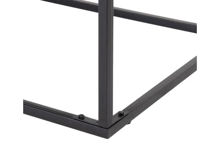 WOMO-DESIGN Design Beistelltisch 60 x 60 cm Handgefertigt Quadratisch Grau