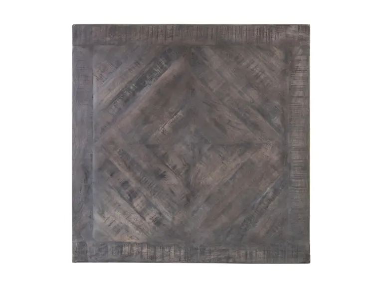WOMO-DESIGN Design Beistelltisch 60 x 60 cm Handgefertigt Quadratisch Grau