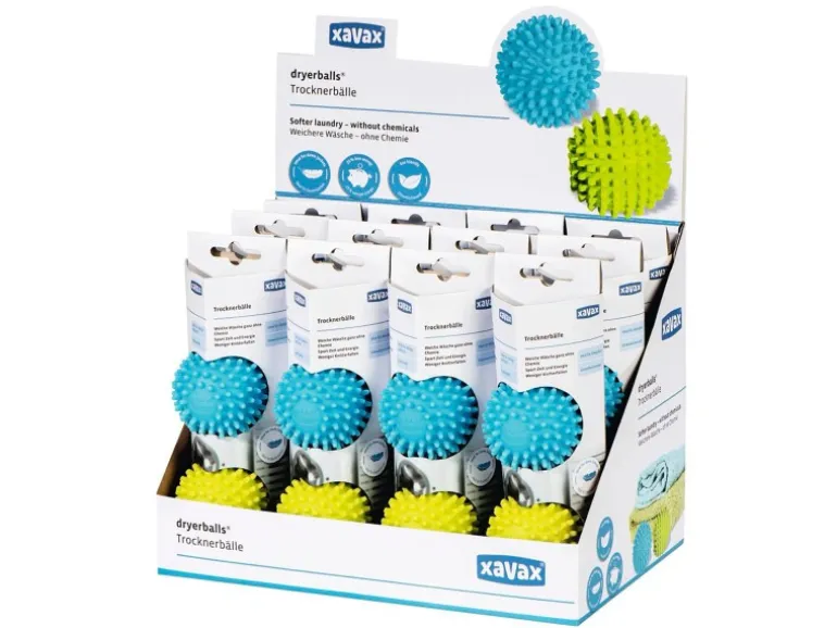 Xavax Trocknerbälle Ø 6 cm Blau-Grün 2 Stück