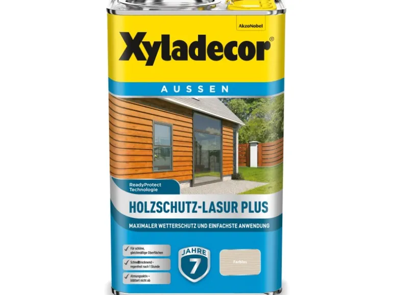 Xyladecor Holzschutz-Lasur Plus Farblos 2,5 l