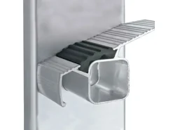 Zarges gebördelte Stehleiter, eloxiert Saferstep B 2x6 Stufen