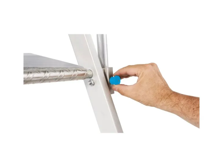 Zarges Plattformleiter ZAP Neo S mit Klappbarem Handlauf 3 Stufen