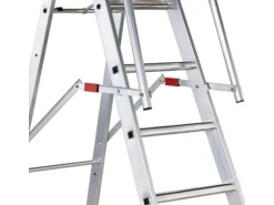 Zarges Stufenleiter ZAP Safemaster S mit Großer Plattform 5 Stufen