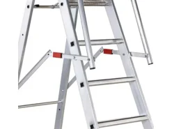 Zarges Stufenleiter ZAP Safemaster S mit Großer Plattform 2 Stufen