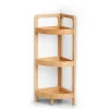 Zeller Eckregal Bambus 85 cm x 29 cm x 29 cm