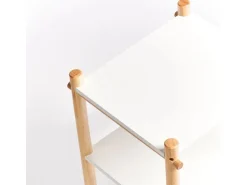 Zeller Kinder-Regal MDF/Gummibaum 35,5 cm x 34 cm x 58,5 cm Weiß