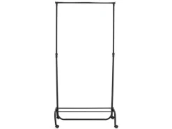 Zeller Rollkleiderständer Metall/Kunststoff 86 x 43 x 108-175 cm Schwarz