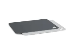 Zeller Schneidematten-Set Kunststoff 2-teilig 29 cm x 38 cm Anthrazit/Grau