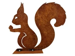 ZGM Rost Deko Puschel das Eichhörnchen