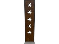 ZGM Rost Deko Sternen-Stele